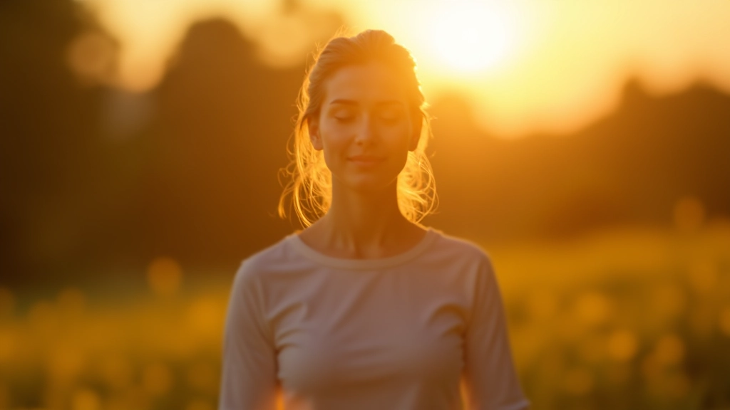 Persona che medita e sviluppa resilienza emotiva